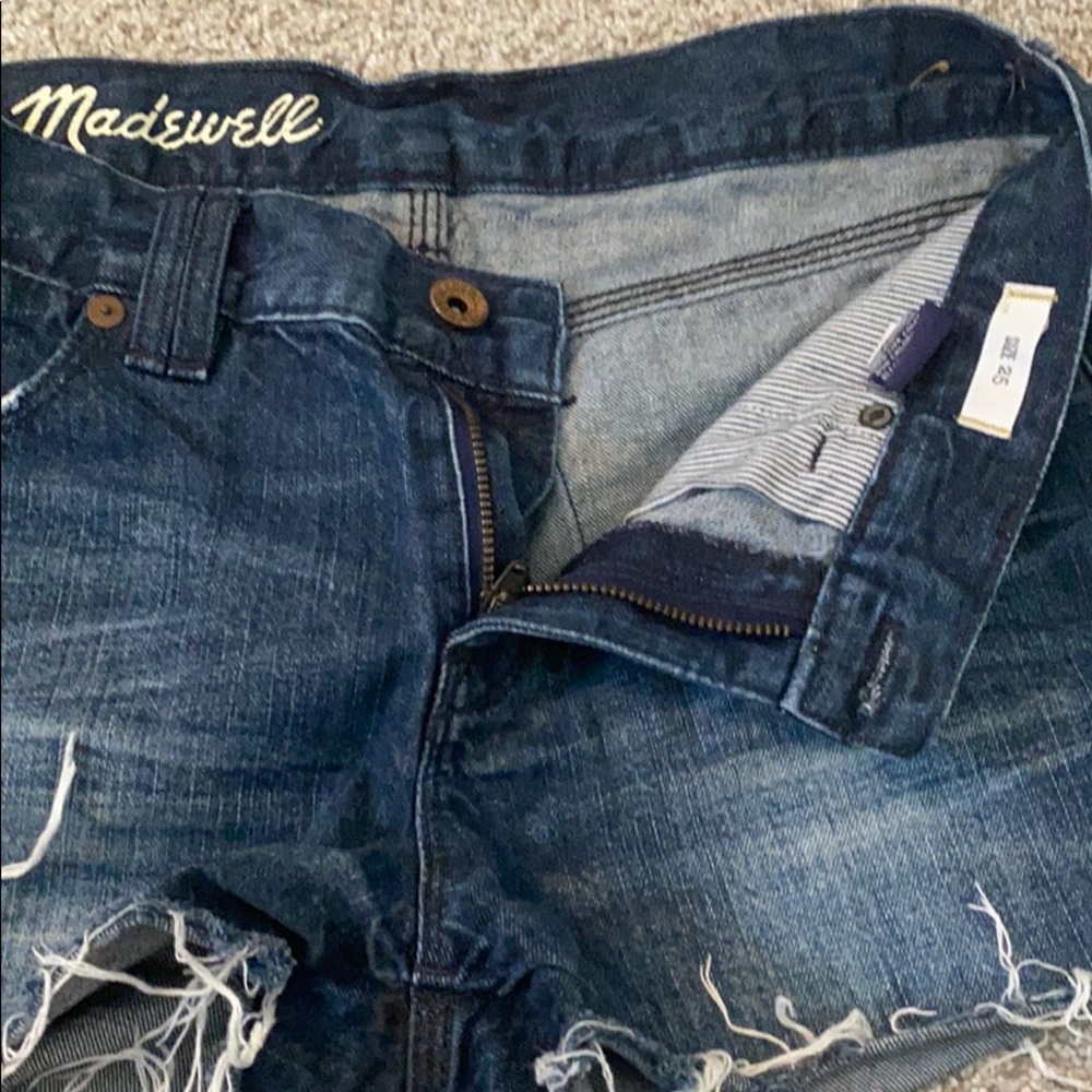 Madewell Jean Cutoffs